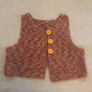 Vintage Oversized Knit Vest